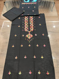 2 piece suit with hand embroidered Phulkari work