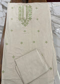 Two piece hand embroidered Phulkari work suit
